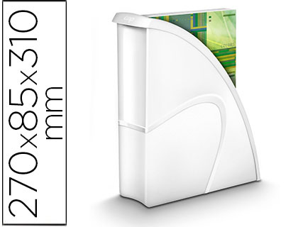 [1006740021] REVISTERO CEP PLASTICO USO VERTICAL / HORIZONTAL BLANCO 85X270X310 MM