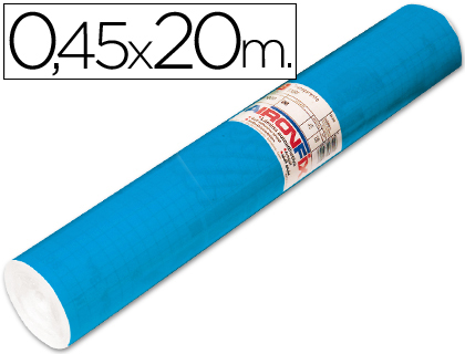 [67014] ROLLO ADHESIVO AIRONFIX UNICOLOR AZUL MATE MEDIO 67014ROLLO DE 20 MT