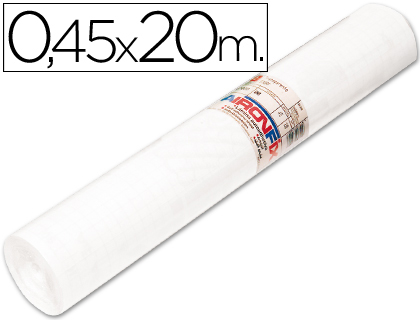 [67002] ROLLO ADHESIVO AIRONFIX UNICOLOR BLANCO 67002 ROLLO DE 20 MT