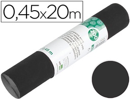 ROLLO ADHESIVO LIDERPAPEL UNICOLOR NEGRO MATE ROLLO DE 0,45 X 20 MT