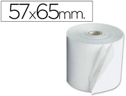 [4576521B / 2890] ROLLO SUMADORA Q-CONNECT ELECTRO 57 MM ANCHO X 65 MM DIAMETRO COPIATIVO CON 2 HOJASSIN BISFENOL A