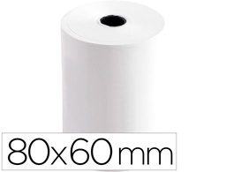 [2362 KF00853] ROLLO SUMADORA TERMICO Q-CONNECT 80 MM ANCHO X 60 MM DIAMETRO SIN BISFENOL A