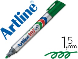 [EK-107] ROTULADOR ARTLINE MARCADOR PERMANENTE 107 VERDE -PUNTA REDONDA