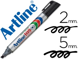 [EK-109N] ROTULADOR ARTLINE MARCADOR PERMANENTE 109 NEGRO PUNTA BISELADA