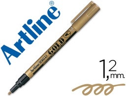 [EK-990 OR] ROTULADOR ARTLINE MARCADOR PERMANENTE PUNTA METALICA EK-990 ORO -PUNTA REDONDA 1.2 MM