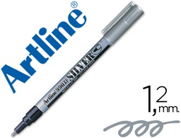 [EK-990 PL] ROTULADOR ARTLINE MARCADOR PERMANENTE TINTA METALICA EK-990 PLATA -PUNTA REDONDA 1.2 MM