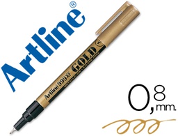 [EK-999 OR] ROTULADOR ARTLINE MARCADOR PERMANENTE TINTA METALICA EK-999 ORO -PUNTA REDONDA 0.8 MM