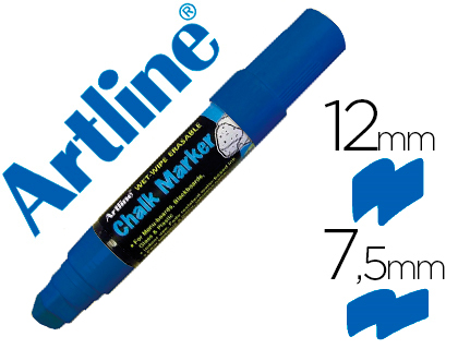 [EPW-12 AZ-BL] ROTULADOR ARTLINE PIZARRA VERDE NEGRA EPW-12 MM COLOR AZUL