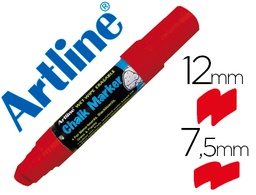 [EPW-12 RO-RE] ROTULADOR ARTLINE PIZARRA VERDE NEGRA EPW-12 MM COLOR ROJO