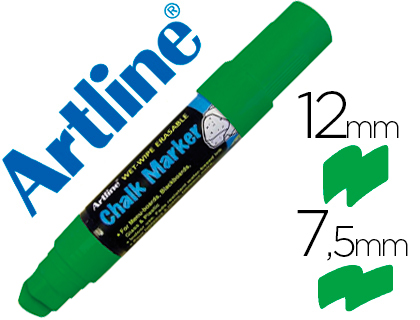 [EPW-12 VE-GR] ROTULADOR ARTLINE PIZARRA VERDE NEGRA EPW-12 MM COLOR VERDE