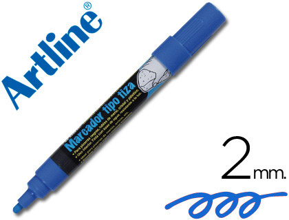 [EPW-4-AZ] ROTULADOR ARTLINE PIZARRA VERDE NEGRA EPW-4-AZ COLOR AZUL BOLSA DE 4 UNIDADES