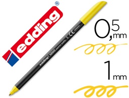 [1200-05] ROTULADOR EDDING PUNTA FIBRA 1200 AMARILLO N.5 PUNTA REDONDA 0.5 MM