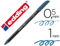 [1200-17] ROTULADOR EDDING PUNTA FIBRA 1200 AZUL ACERO N.17 PUNTA REDONDA 0.5 MM