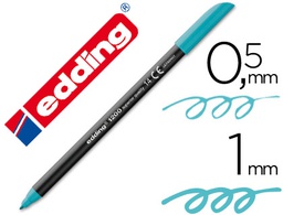 [1200-14] ROTULADOR EDDING PUNTA FIBRA 1200 AZUL TURQUESA N.14 PUNTA REDONDA 0.5 MM