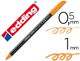 [1200-06] ROTULADOR EDDING PUNTA FIBRA 1200 NARANJA N.6 PUNTA REDONDA 0.5 MM