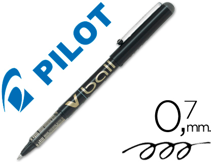[NVB7N] ROTULADOR PILOT ROLLER V-BALL NEGRO 0.7 MM