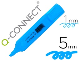 [KF01114] ROTULADOR Q-CONNECT FLUORESCENTE AZUL PUNTA BISELADA