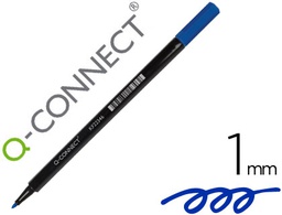 [KF22346] ROTULADOR Q-CONNECT PUNTA DE FIBRA AZUL - PUNTA REDONDA 1 MM