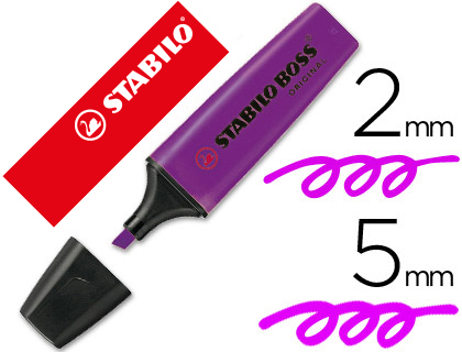 [70/55] ROTULADOR STABILO BOSS FLUORESCENTE 70 LAVANDA