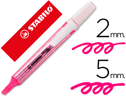 [275/56] ROTULADOR STABILO MARCADOR FLUORESCENTE SWING COOL ROSA