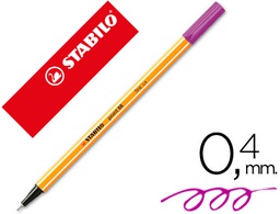 [88/55] ROTULADOR STABILO PUNTA DE FIB RA POINT 88 VIOLETA PUNTA FINA 0,4MM
