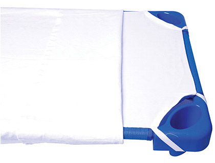 [439927] SABANITA AMAYA PARA CAMA GUARDERIA BLANCA 50% ALGODON 50% ACRILICO 126X55 CM
