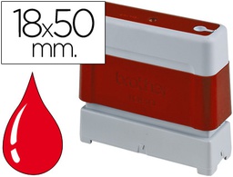 [PR1850R6P] SELLO AUTOMATICO BROTHER 18 MM X 50 MM ROJO