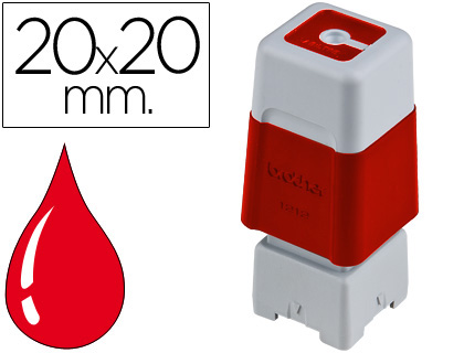 [PR2020R6P] SELLO AUTOMATICO BROTHER 20 MM X 20 MM ROJO
