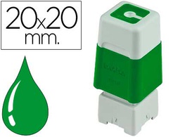 [PR2020G] SELLO AUTOMATICO BROTHER 20MMX20 MM VERDE