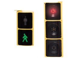 [411050] SEMAFORO AMAYA LED CON CONTROL REMOTO PARA VEHICULOS Y PEATONES