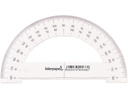 [SM01] SEMICIRCULO LIDERPAPEL 14 CM PLASTICO