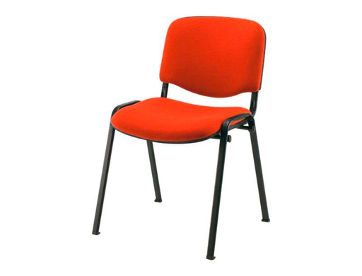 [KF10882] SILLA CONFIDENTE Q-CONNECT APILABLE TAPIZADA SIN RUEDAS 910MM ALTO 460MM LARGO 440MM PROFUNDIDAD ROJO