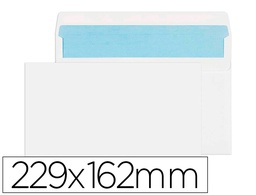 [SB13] SOBRE LIDERPAPEL N.11 BLANCO DIN C5 162X229 TIRA DE SILICONA CAJA DE 500 UNIDADES