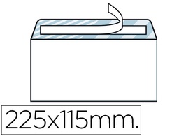 [SB36] SOBRE LIDERPAPEL N.5 BLANCO AMERICANO 115X225MM TIRA DE SILICONA OPEN SYSTEM CAJA DE 500 UNIDADES