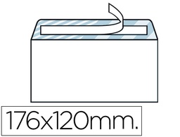 [SB11] SOBRE LIDERPAPEL N.9 BLANCO COMERCIAL NORMALIZADO 120X176MM TIRA DE SILICONA CAJA DE 500 UNIDADES