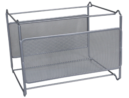 [KF00832] SOPORTE PARA CARPETAS COLGANTE Q-CONNECT KF00832 REJILLA PLATA METALICO 335X285X250 MM PARA CARPETAS DIN A4