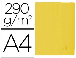[47679E] SUBCARPETA CARTULINA CON BOLSA EXACOMPTA DIN A4 AMARILLO 290 GR