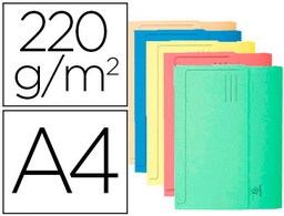 [47970E] SUBCARPETA CARTULINA CON BOLSA EXACOMPTA DIN A4 COLORES SURTIDOS 210 GR