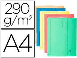 [46970E] SUBCARPETA CARTULINA CON BOLSA EXACOMPTA DIN A4 COLORES SURTIDOS 290 GR