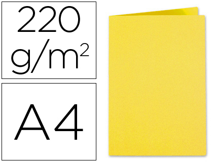 [410005E] SUBCARPETA CARTULINA EXACOMPTA DIN A4 AMARILLO 220 GR