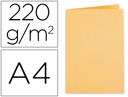 [410002E] SUBCARPETA CARTULINA EXACOMPTA DIN A4 CREMA 220 GR