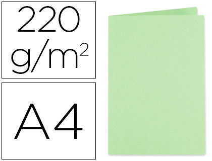 [410004E] SUBCARPETA CARTULINA EXACOMPTA DIN A4 VERDE 220 GR