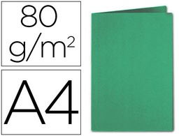 [800004E] SUBCARPETA CARTULINA EXACOMPTA DIN A4 VERDE OSCURO 80 GR