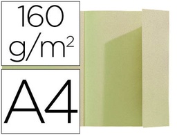 [348004E] SUBCARPETA EXACOMPTA DIN A4 VERDE 160G/M2 CON SOLAPA INTERIOR