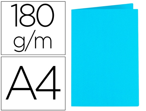 [SC14] SUBCARPETA LIDERPAPEL DIN A4 CELESTE INTENSO 180G/M2
