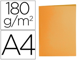 [SC16] SUBCARPETA LIDERPAPEL A4 NARANJA INTENSO 180G/M2