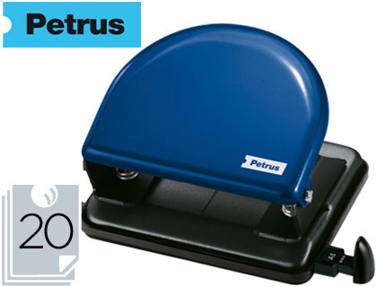 [33744] TALADRADOR PETRUS 52 AZUL CAPACIDAD 20 HOJAS