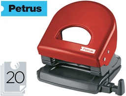 [623353] TALADRADOR PETRUS 62 COLOR ROJO CAPACIDAD 20 HOJAS