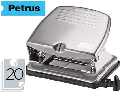[33711] TALADRADOR PETRUS 65 C CROMADO CAPACIDAD 20 HOJAS