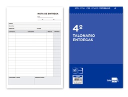 [T226] TALONARIO LIDERPAPEL ENTREGAS CUARTO ORIGINAL Y COPIA T226